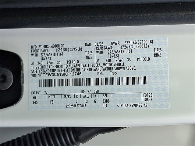 New 2025 Ford F150 XLT w/ Equipment Group 302A MID image 18