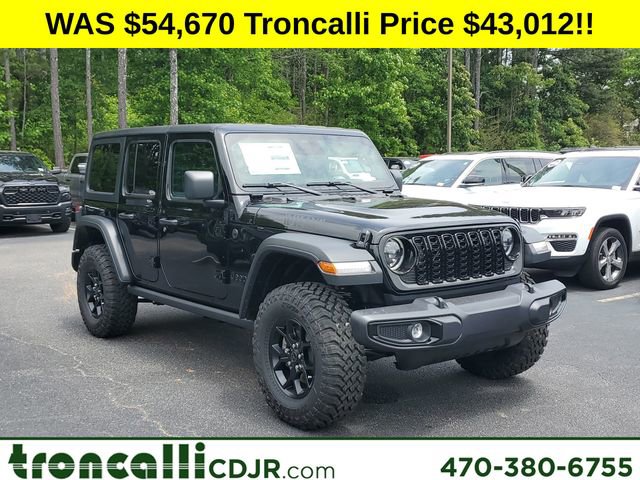 New 2025 Jeep Wrangler Unlimited Sport