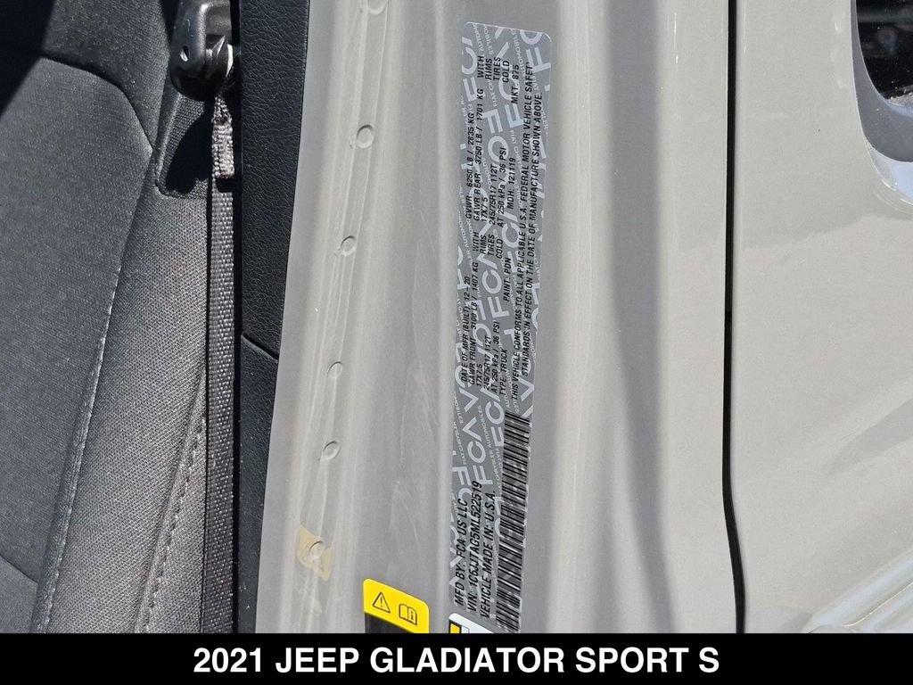 Used 2021 Jeep Gladiator Sport AWD/4WD image 26