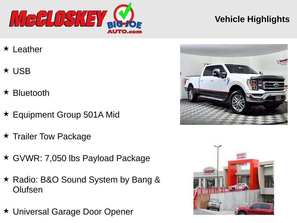 Used 2022 Ford F150 Lariat w/ Equipment Group 501A Mid image 2