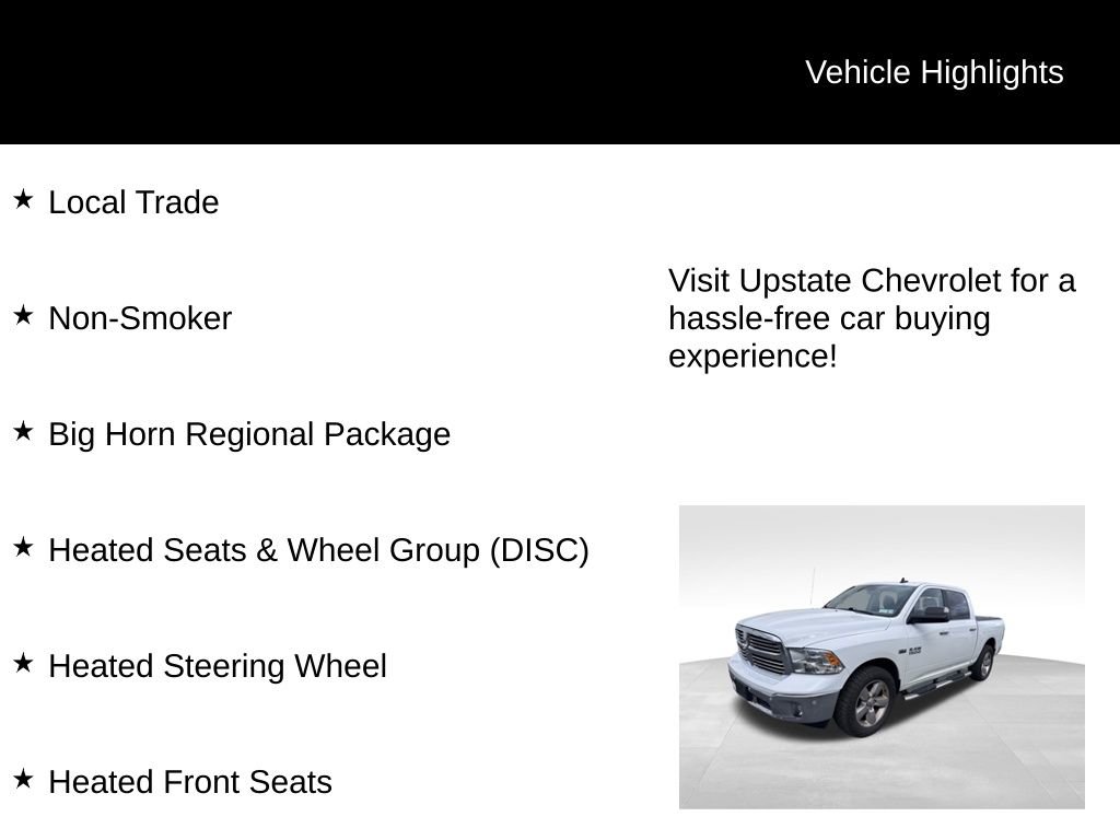 Used 2017 RAM 1500 Big Horn image 9