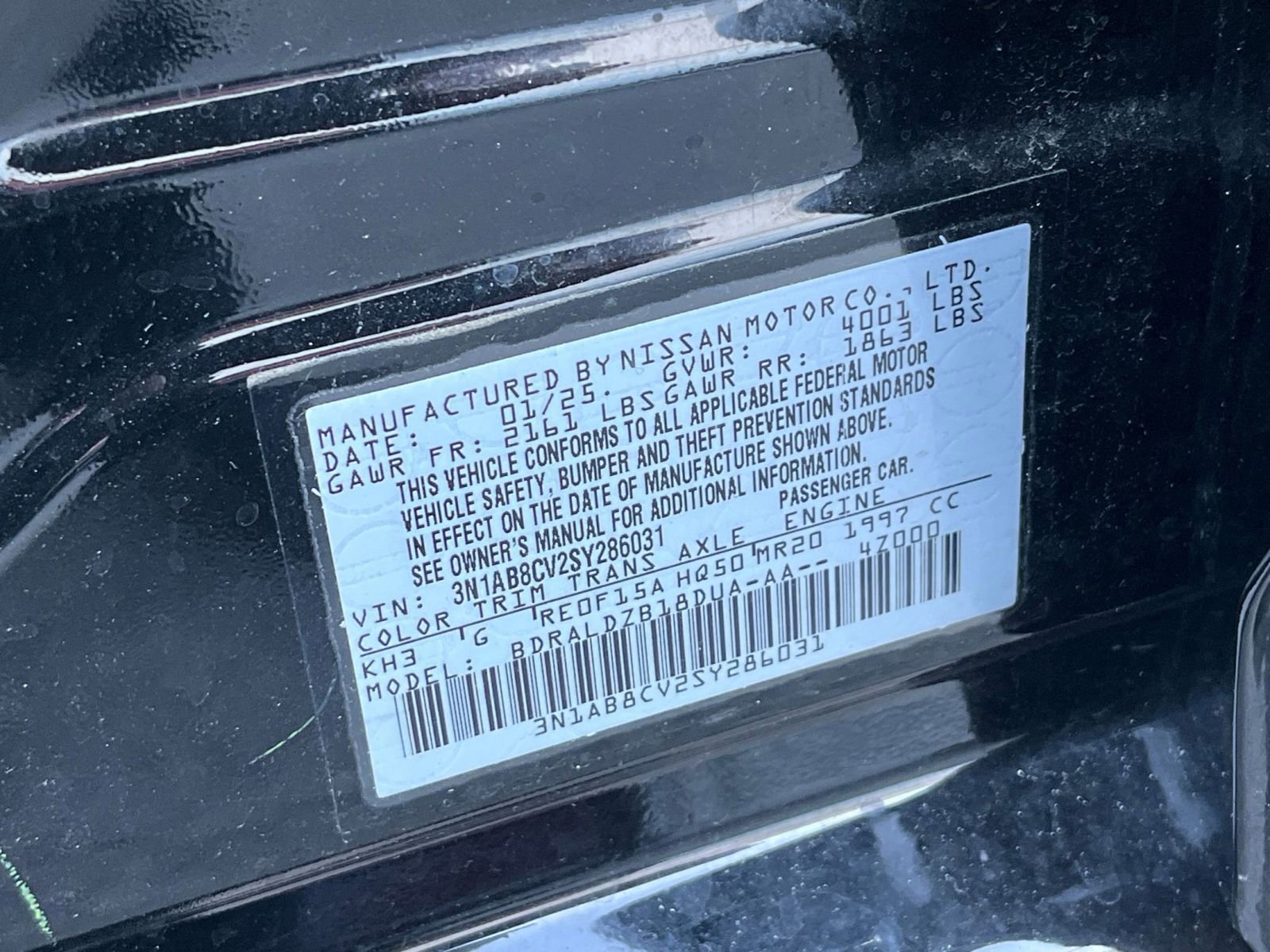 Used 2025 Nissan Sentra SV FWD image 28