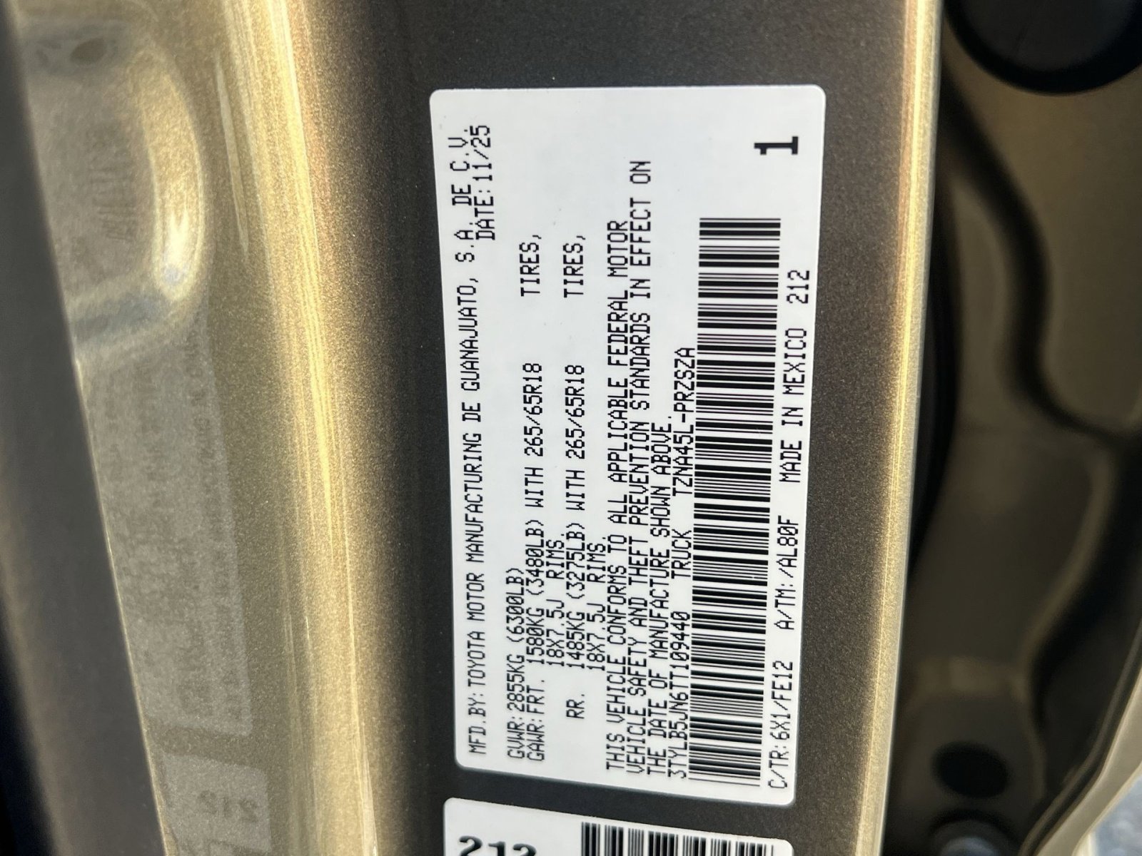 New 2026 Toyota Tacoma TRD Sport image 24