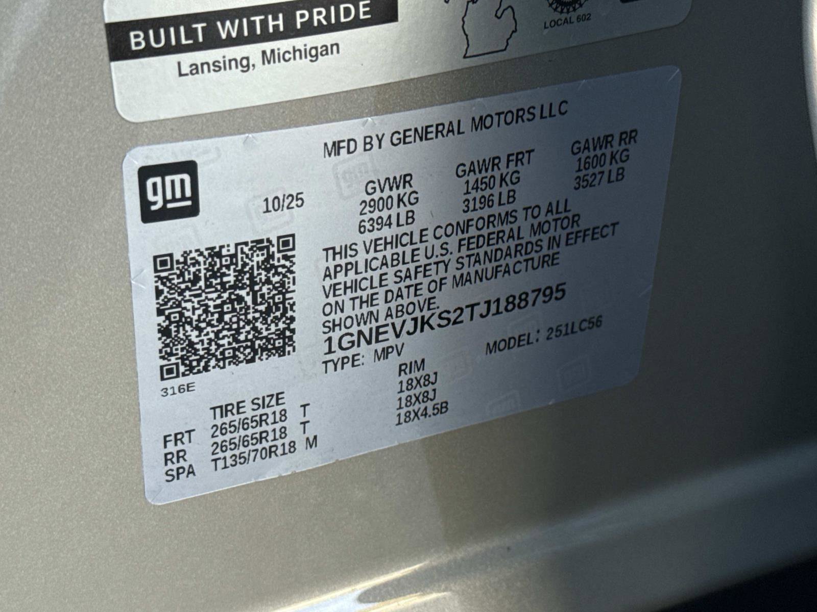 New 2026 Chevrolet Traverse Z71 w/ Driver Confidence Package image 18