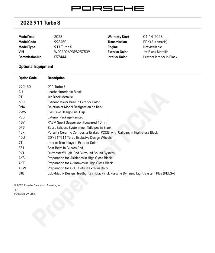 Certified 2023 Porsche 911 Turbo S image 26