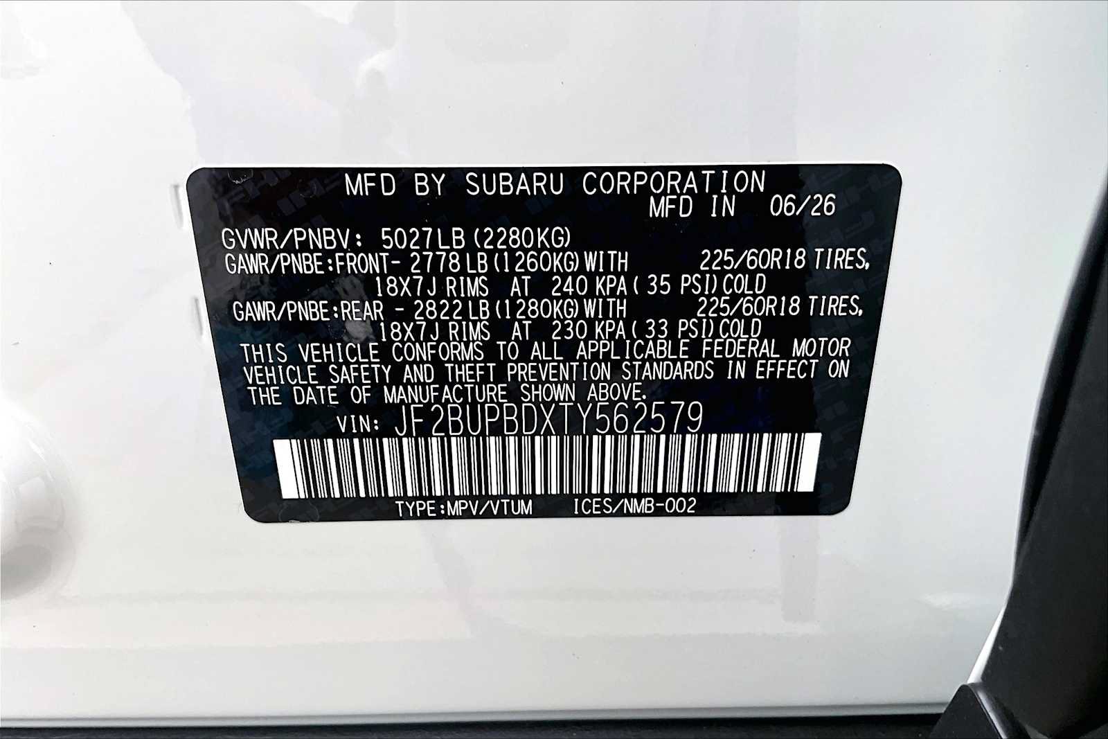 New 2026 Subaru Outback Premium AWD/4WD image 19