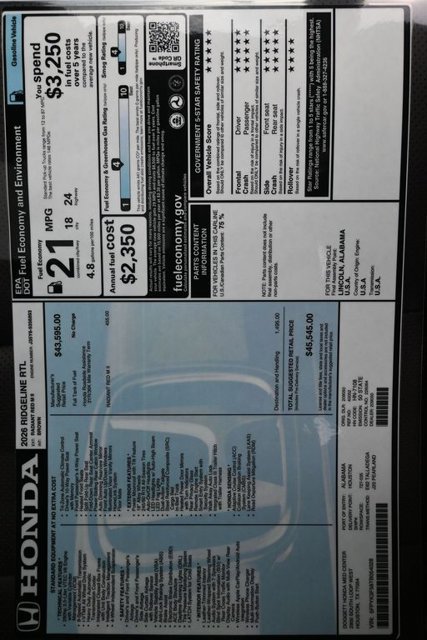 New 2026 Honda Ridgeline RTL image 24