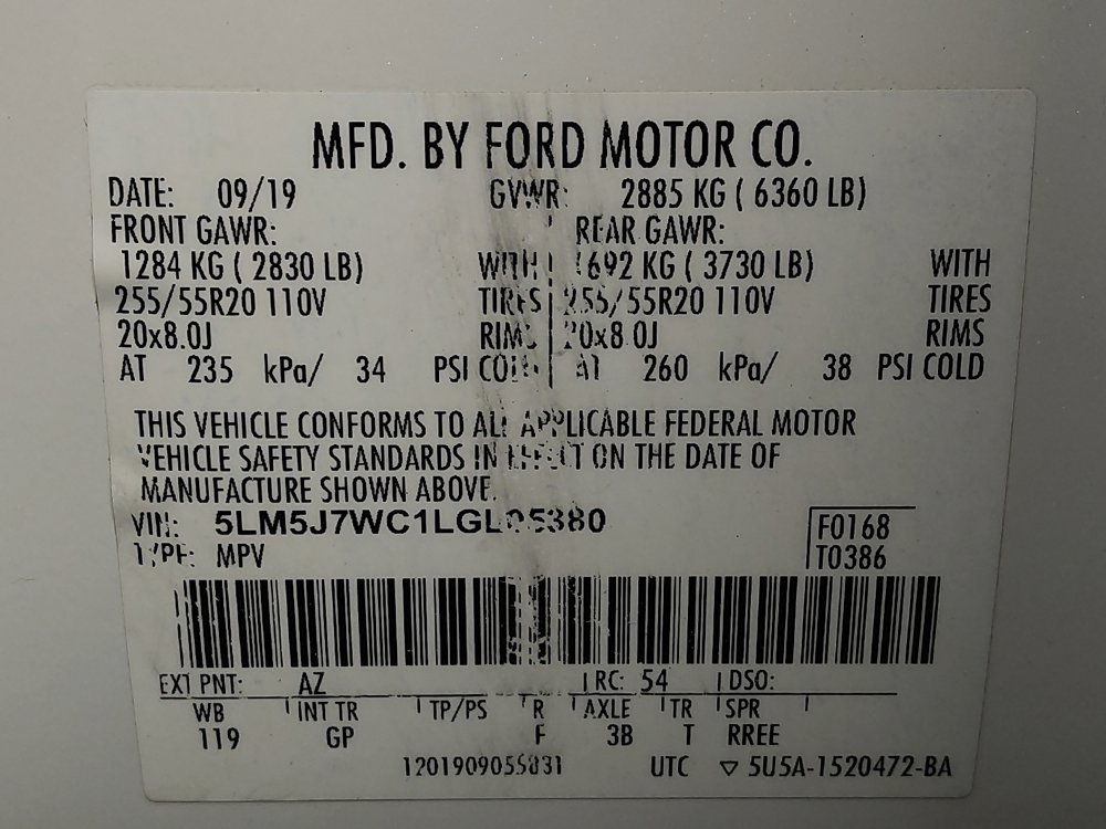 Used 2020 Lincoln Aviator Reserve w/ Elements Package Plus image 33