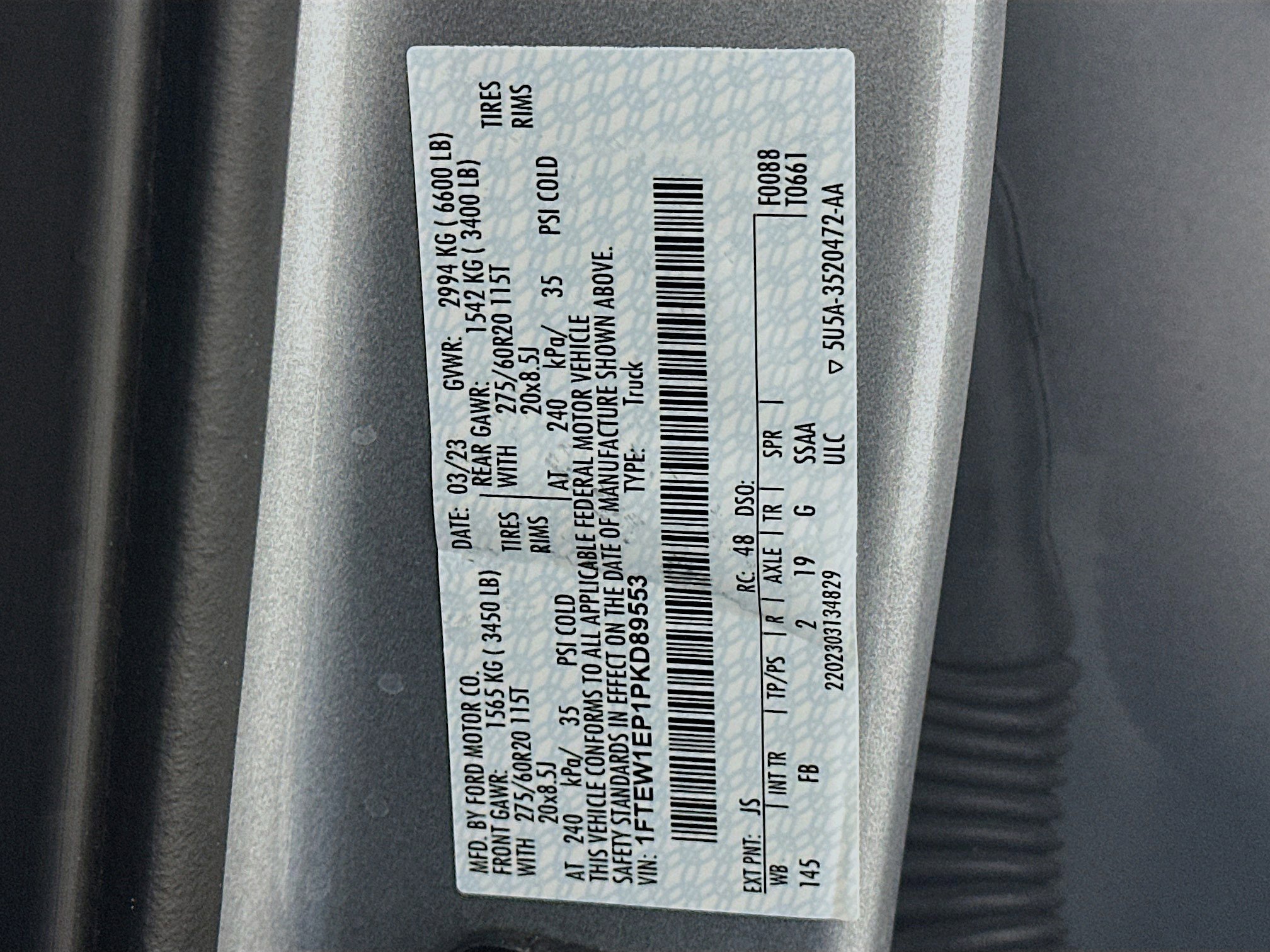 Used 2023 Ford F150 XLT w/ Equipment Group 302A High image 12