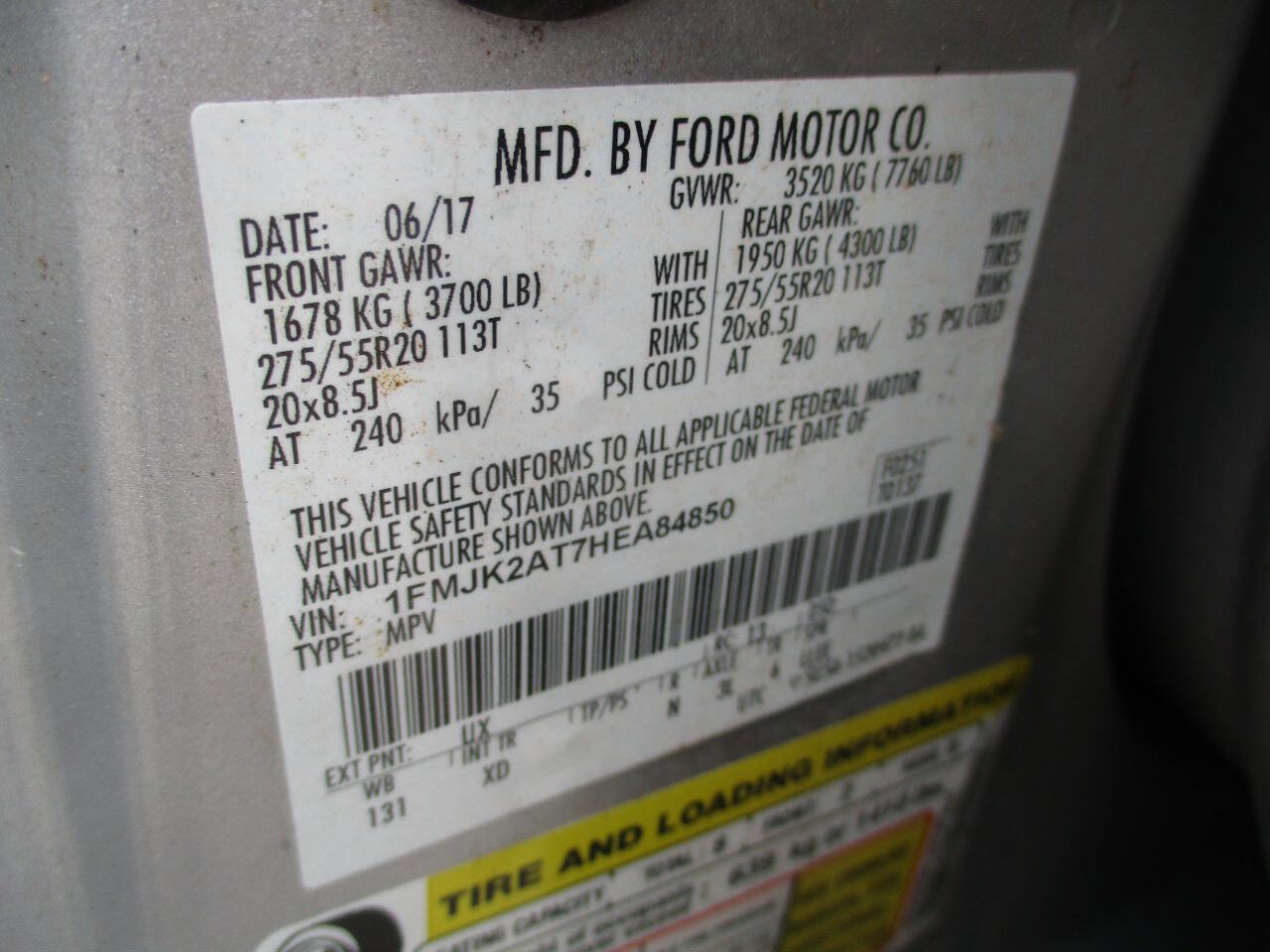 Used 2017 Ford Expedition EL Limited w/ Equipment Group 301A image 34