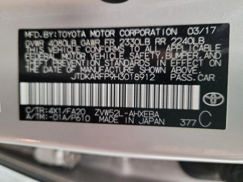 Used 2017 Toyota Prius Prime Plus w/ Carpet Mat Package FWD image 33