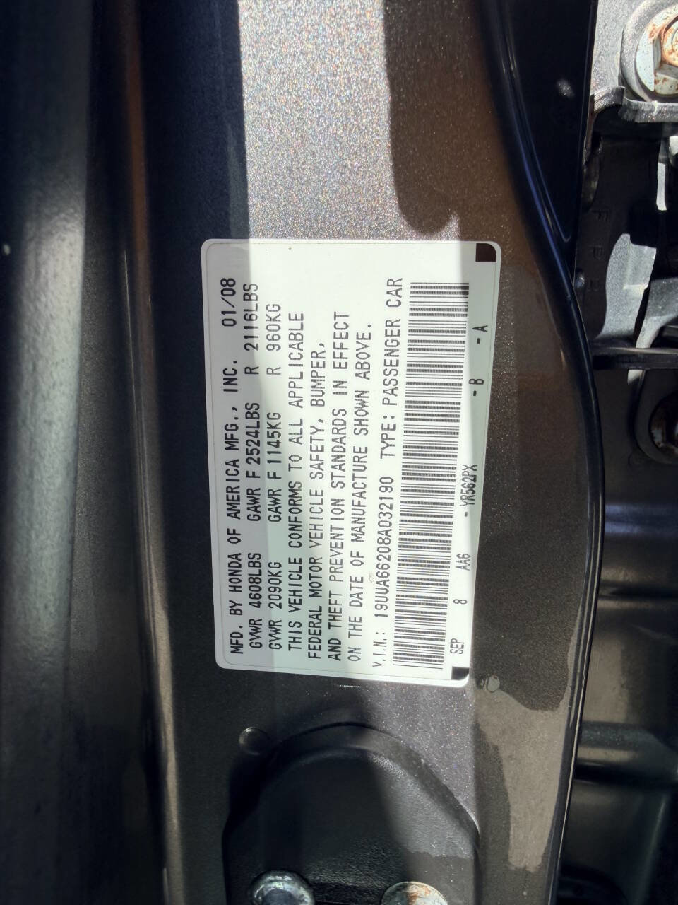 Used 2008 Acura TL FWD image 3