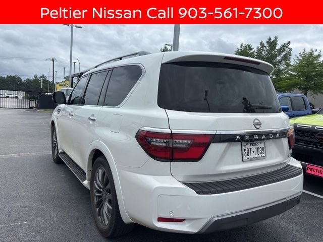 Certified 2021 Nissan Armada Platinum w/ Captain's Chairs Package RWD image 5