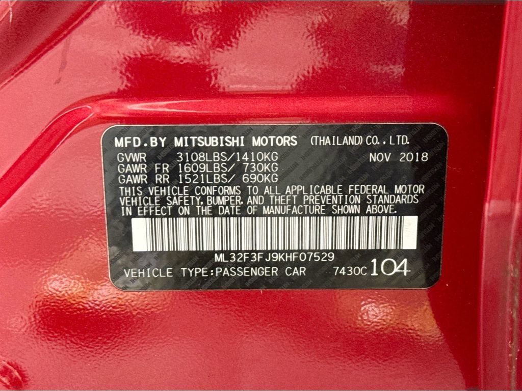 Used 2019 Mitsubishi Mirage G4 ES FWD image 34