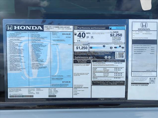 New 2026 Honda CR-V Sport image 25