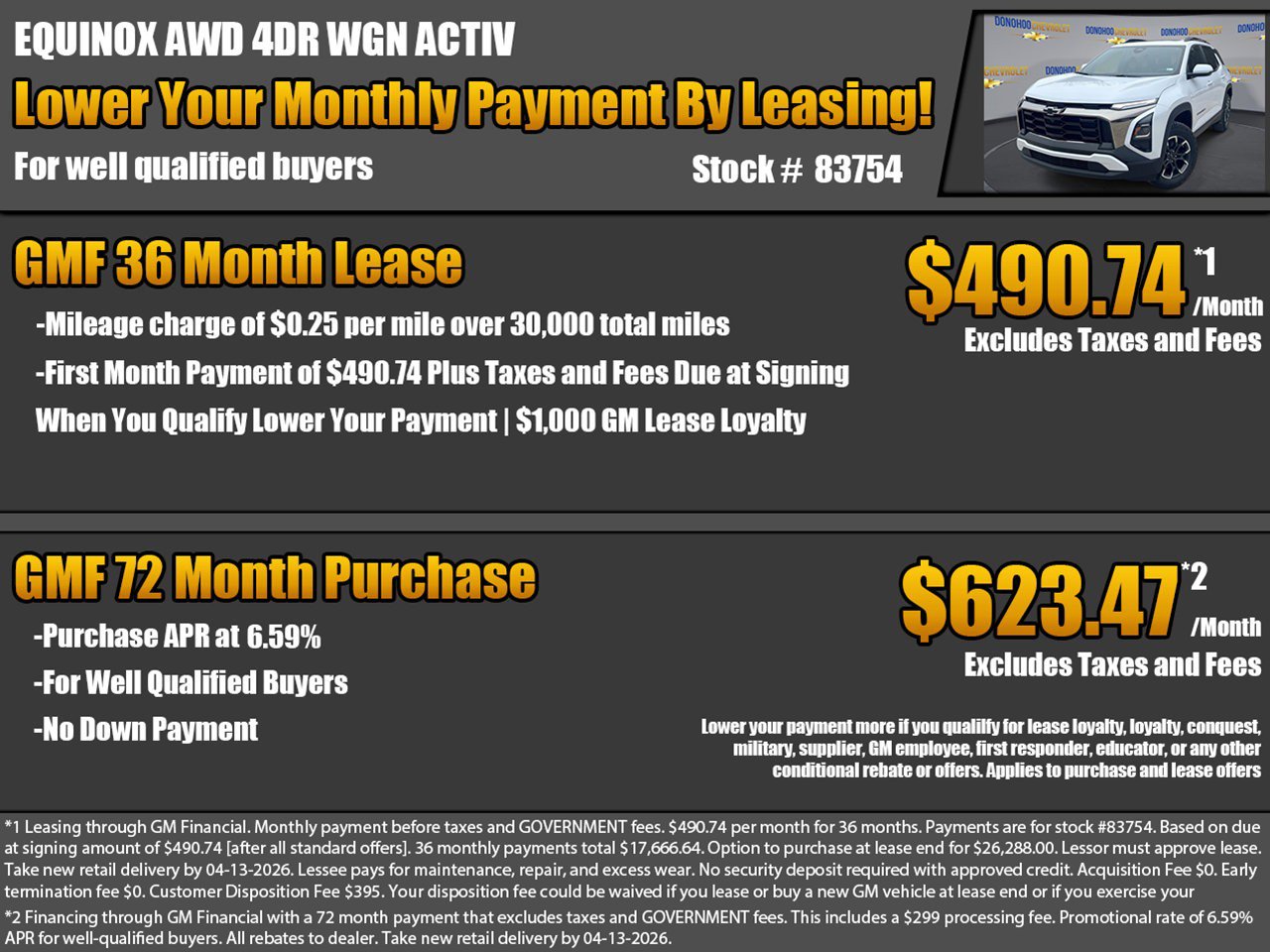 New 2026 Chevrolet Equinox ACTIV w/ Convenience Package III image 2