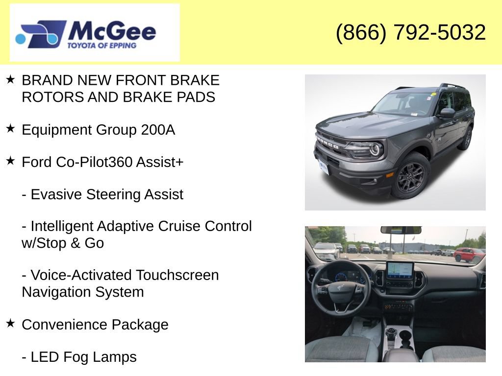 Used 2024 Ford Bronco Sport Big Bend w/ Convenience Package AWD/4WD image 12