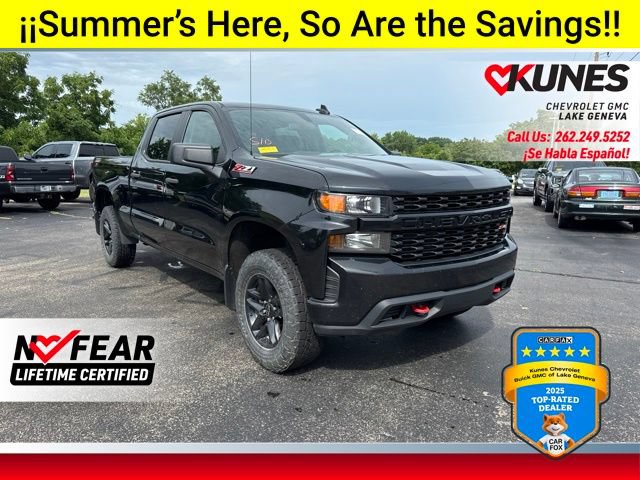 Used 2021 Chevrolet Silverado 1500 Custom Trail Boss w/ Midnight Edition AWD/4WD video 1