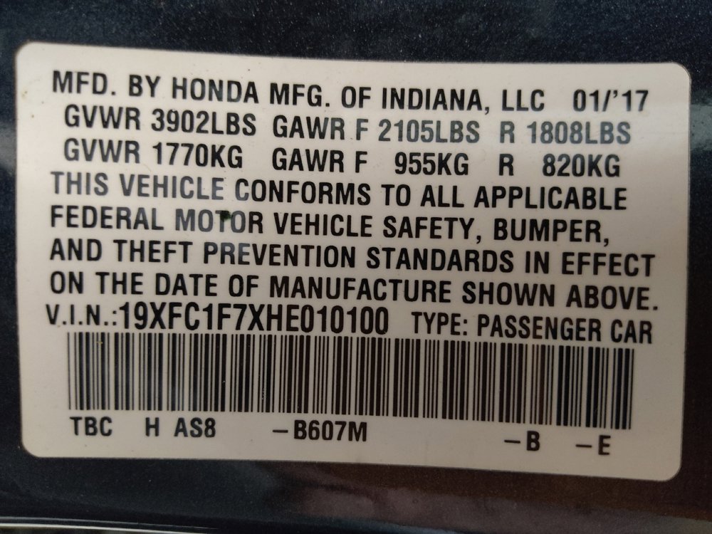 Used 2017 Honda Civic EX-L image 33
