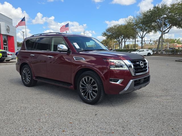 Certified 2024 Nissan Armada Platinum w/ Captain's Chairs Package image 2
