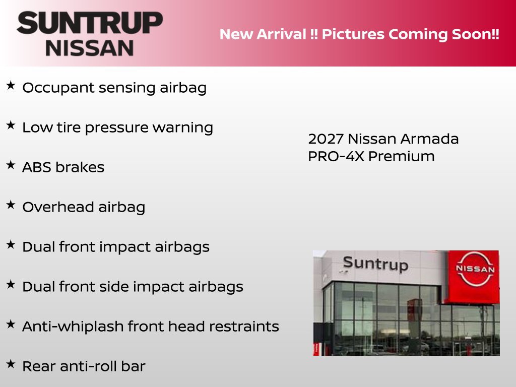 New 2027 Nissan Armada PRO-4X AWD/4WD image 4
