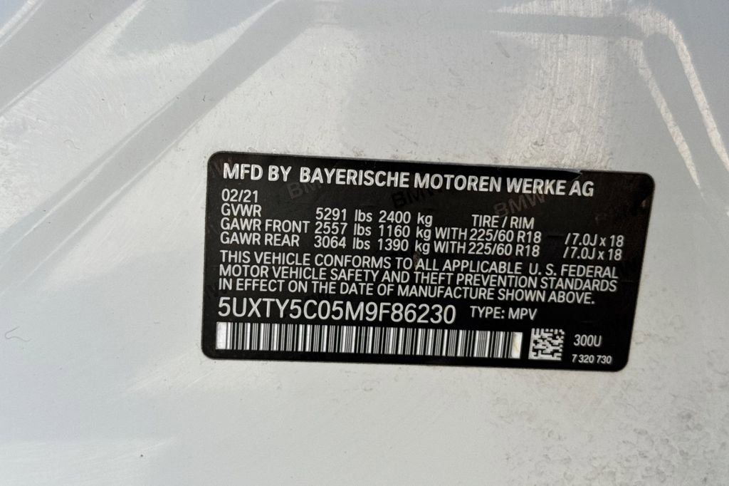 Used 2021 BMW X3 xDrive30i w/ Convenience Package AWD/4WD image 35