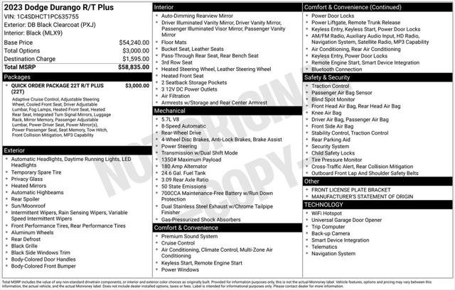 Used 2023 Dodge Durango R/T RWD image 2