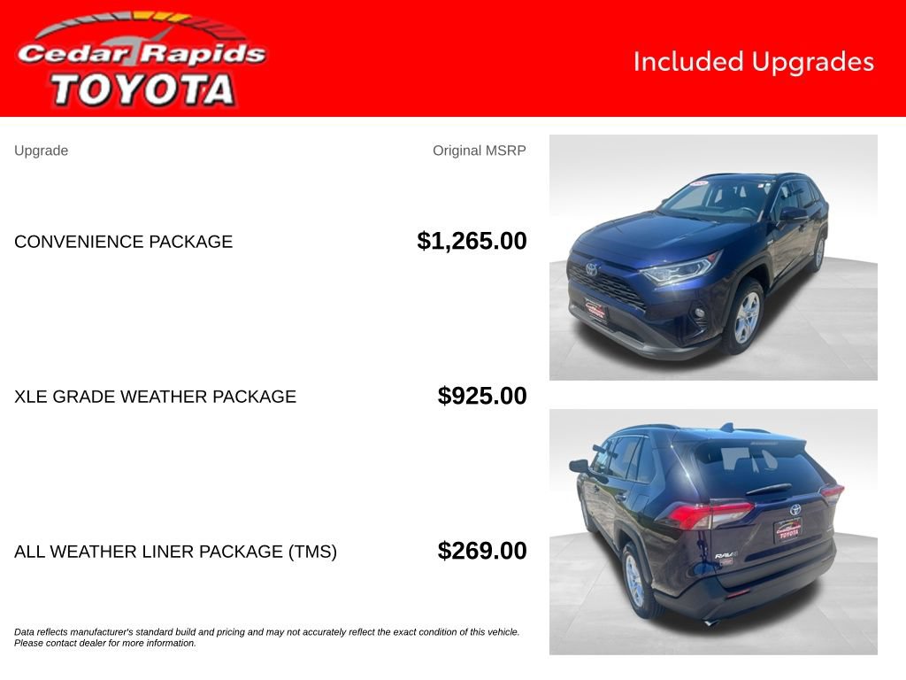 Certified 2021 Toyota RAV4 XLE w/ Convenience Package AWD/4WD image 7