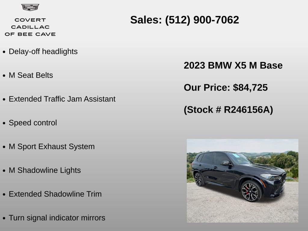 Used 2023 BMW X5 M w/ Competition Package AWD/4WD image 18
