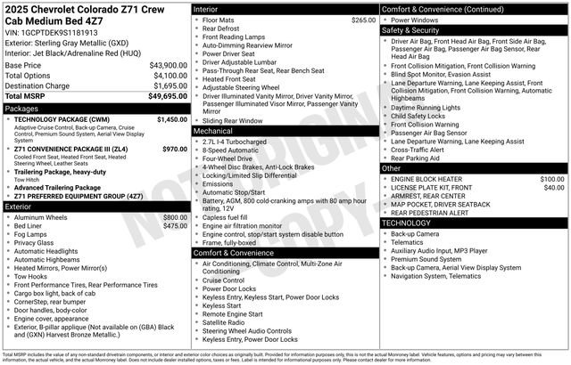 New 2025 Chevrolet Colorado Z71 w/ Technology Package video 2