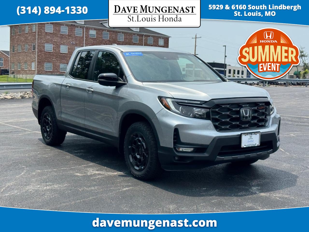 Certified 2025 Honda Ridgeline TrailSport+