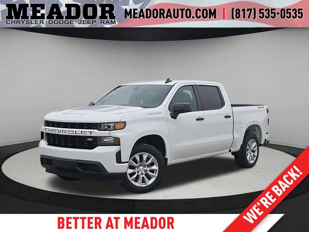 Used 2020 Chevrolet Silverado 1500 Custom w/ Custom Value Package AWD/4WD image 1