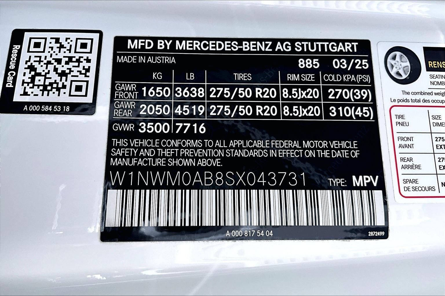 Used 2025 Mercedes-Benz G 580 w/ EQ Technology image 35