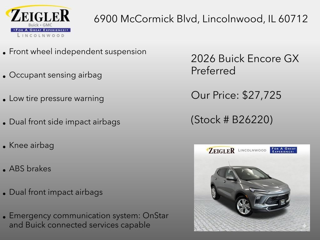 New 2026 Buick Encore GX Preferred w/ Comfort Package AWD/4WD image 24