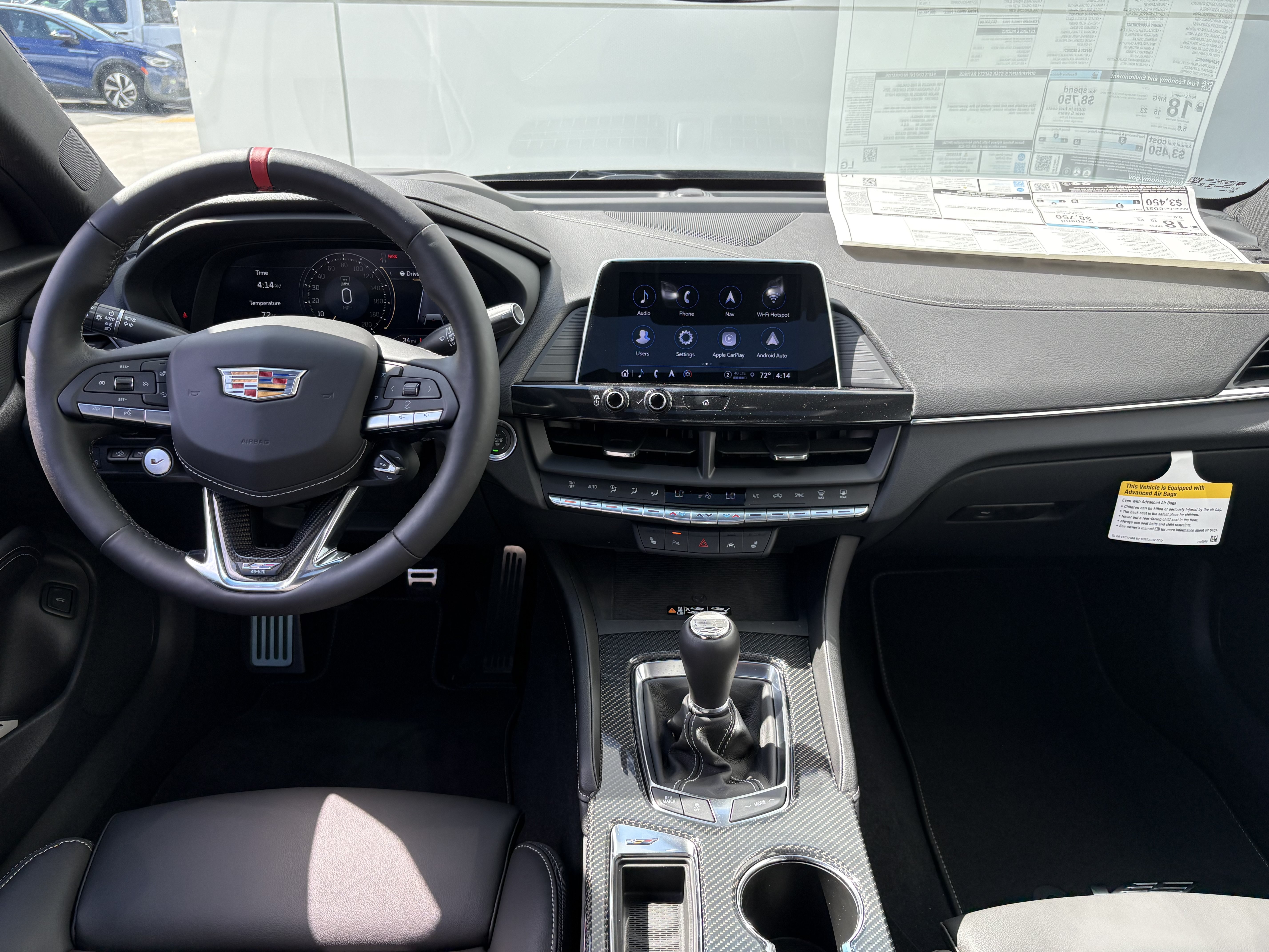 New 2026 Cadillac CT4 V Blackwing w/ Technology Package RWD image 18