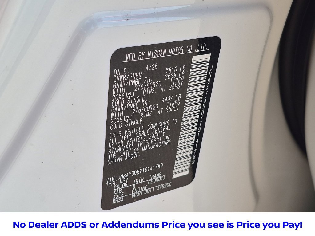 New 2026 Nissan Armada PRO-4X AWD/4WD image 46