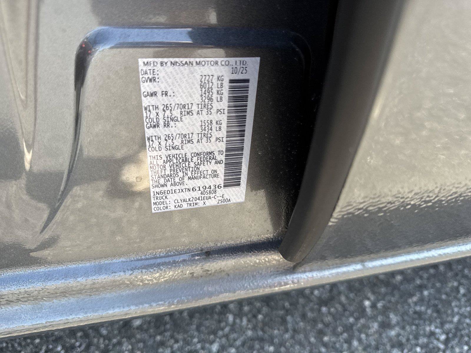 Certified 2026 Nissan Frontier Pro-X w/ Pro-X Convenience Package RWD image 32