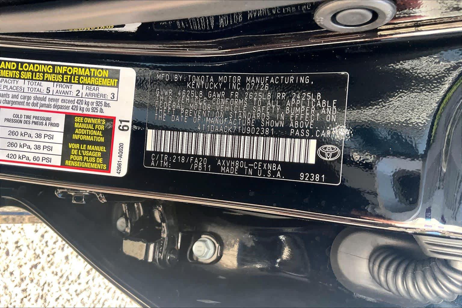 Used 2026 Toyota Camry LE w/ Convenience Package FWD image 32