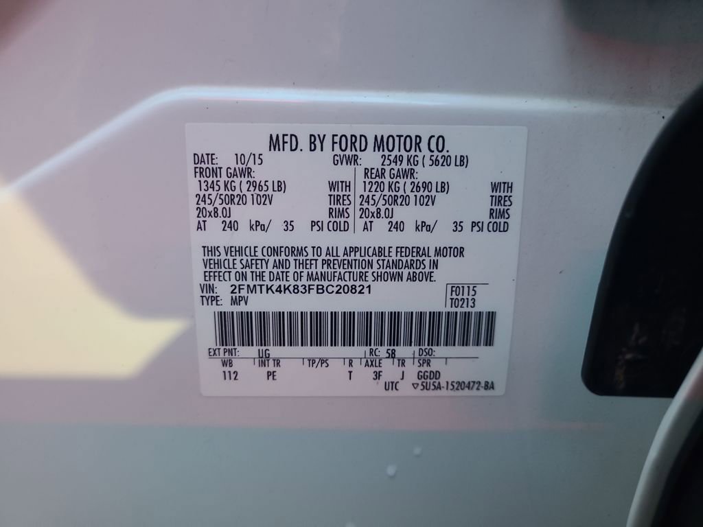 Used 2015 Ford Edge Titanium w/ Equipment Group 301A image 44