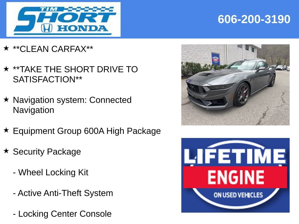 Used 2025 Ford Mustang Dark Horse w/ Security Package image 5