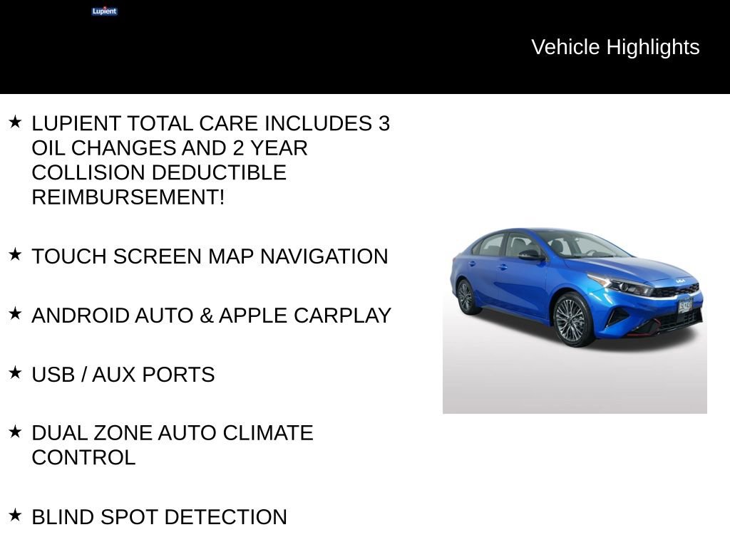 Certified 2024 Kia Forte GT-Line FWD image 8