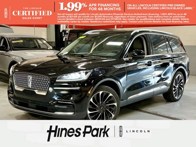Certified 2023 Lincoln Aviator Reserve w/ Equipment Group 201A