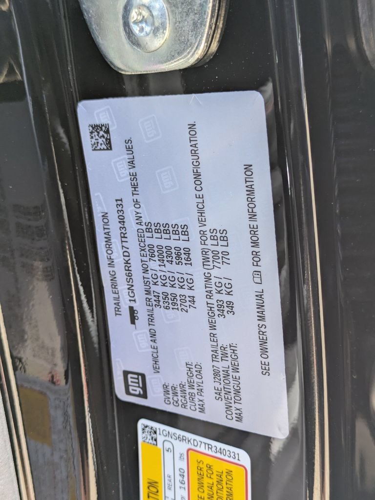 New 2026 Chevrolet Tahoe RST w/ RST Capability Package AWD/4WD image 45