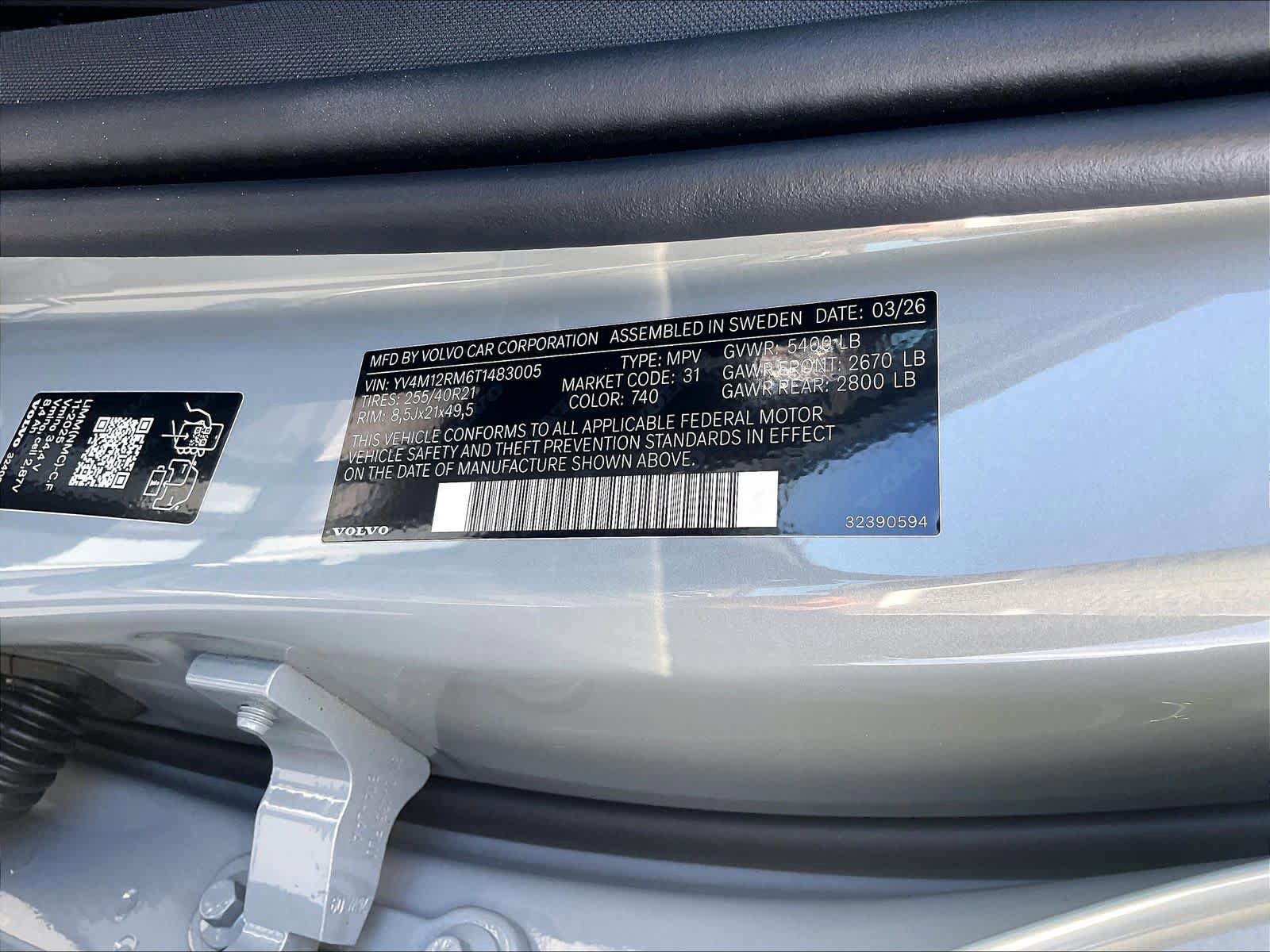 New 2026 Volvo XC60 B5 Ultra w/ Climate Package AWD/4WD image 35