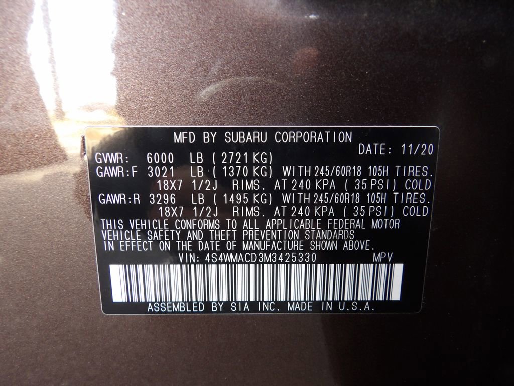 Used 2021 Subaru Ascent Premium w/ Convenience Package image 32