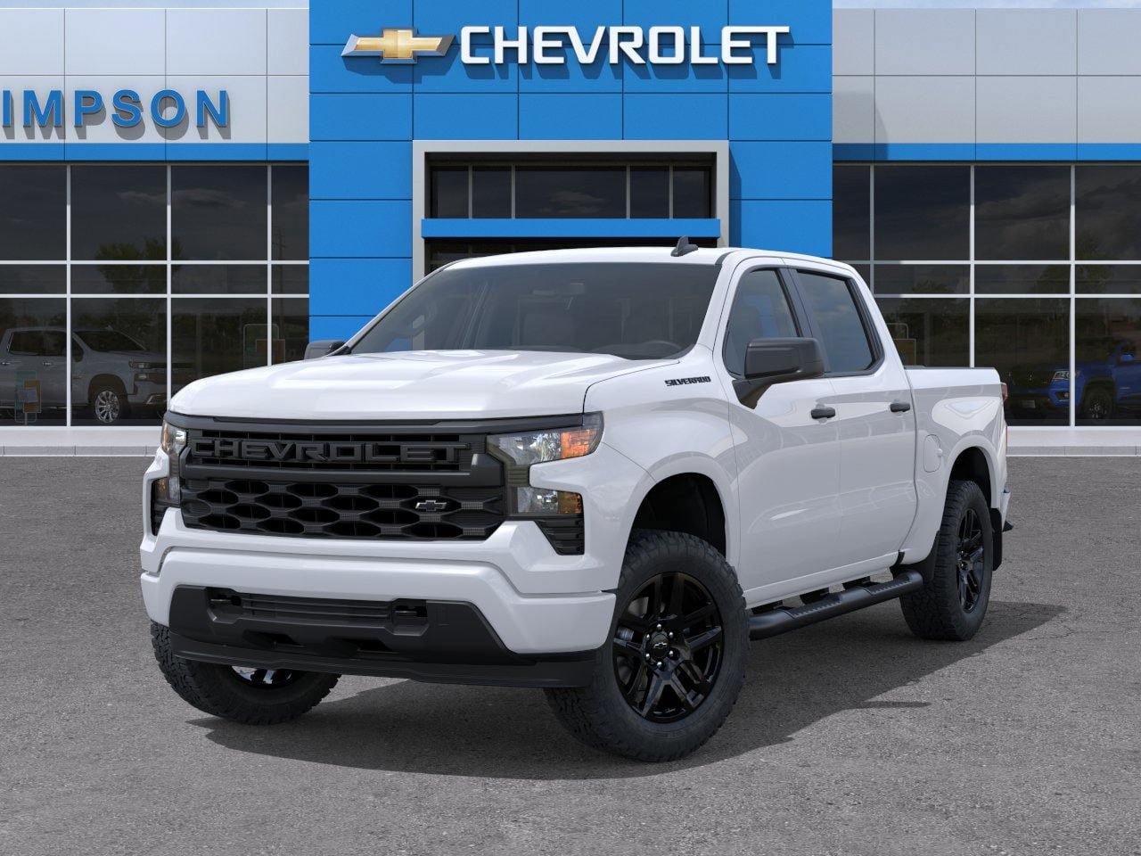 New 2026 Chevrolet Silverado 1500 Custom w/ Turbomax Blackout Package RWD image 34