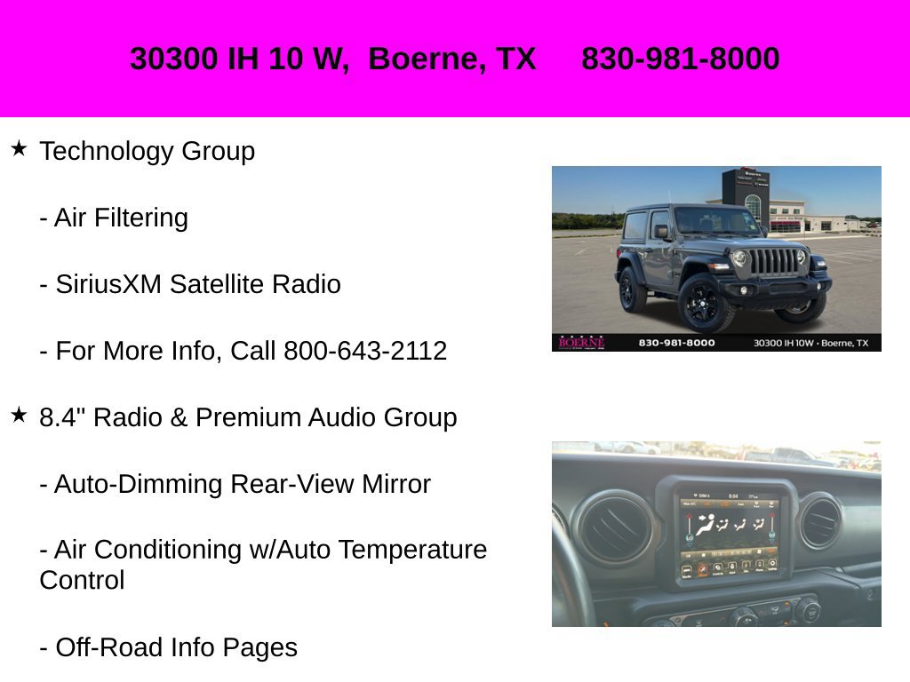 Used 2022 Jeep Wrangler Sport AWD/4WD image 33