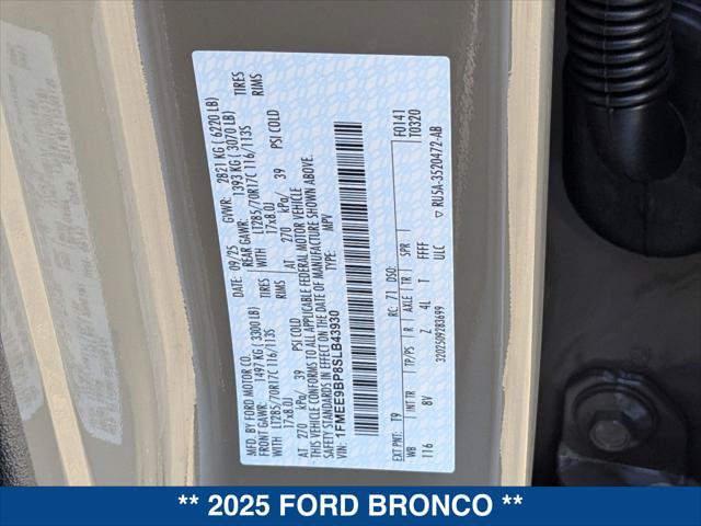 New 2025 Ford Bronco Badlands AWD/4WD image 21