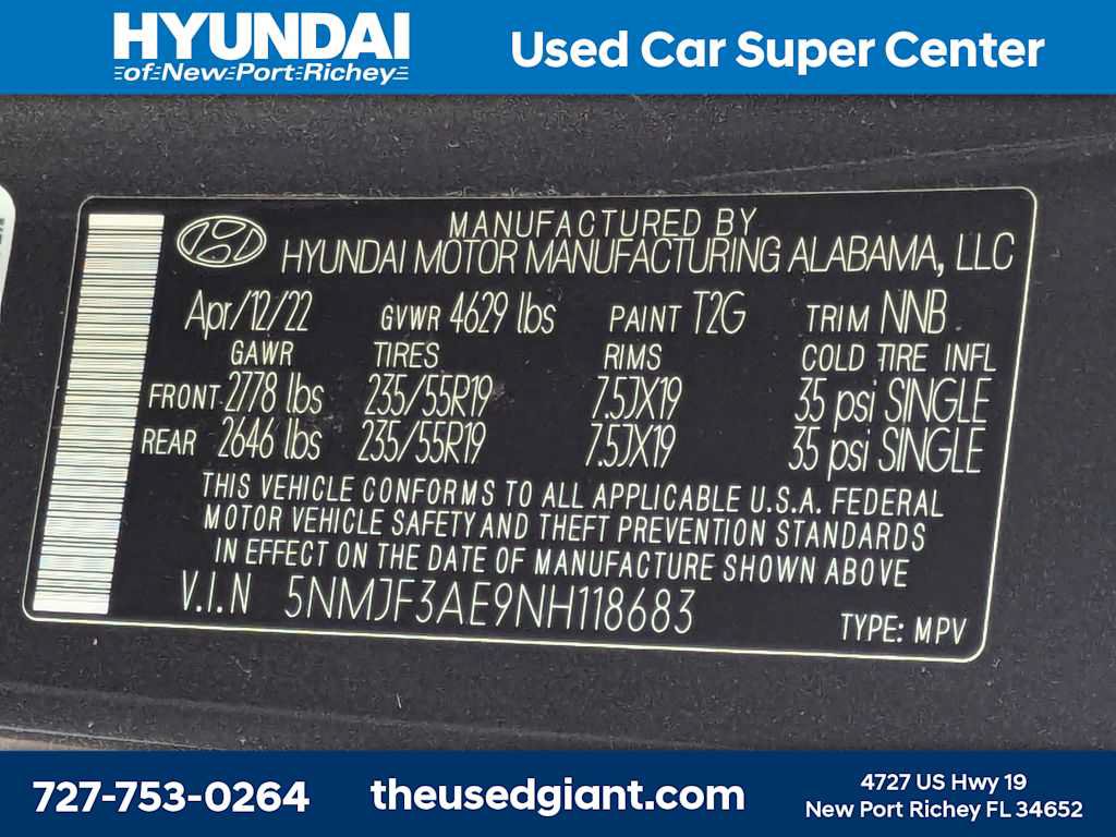Used 2022 Hyundai Tucson SEL w/ Convenience Package FWD image 38