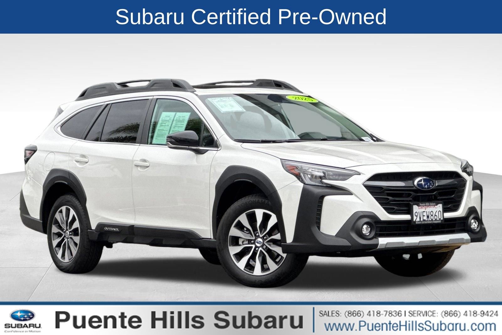 Certified 2025 Subaru Outback Limited image 1